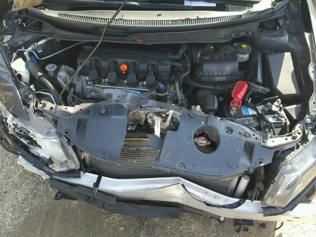 2HGFB2F93EH505816 - 2014 HONDA CIVIC EXL 棕色 照片 7