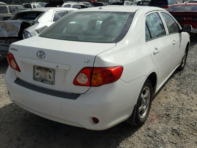 1NXBU4EE9AZ184059 - 2010 TOYOTA COROLL DLX WHITE photo 4