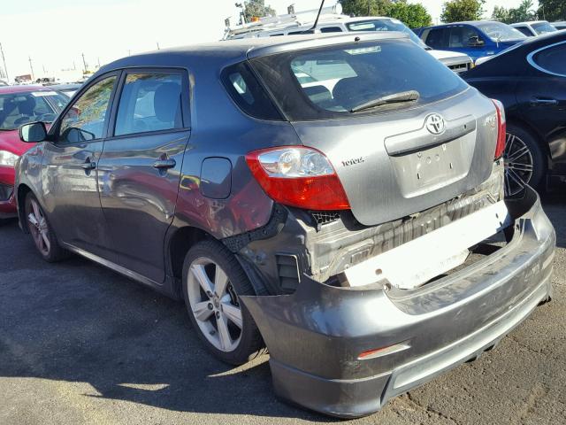 2T1KE40E69C011052 - 2009 TOYOTA COROLLA MA CHARCOAL photo 3