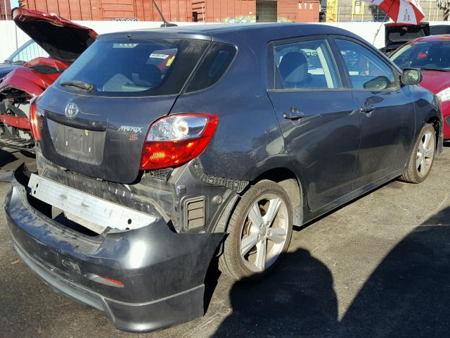 2T1KE40E69C011052 - 2009 TOYOTA COROLLA MA CHARCOAL photo 4