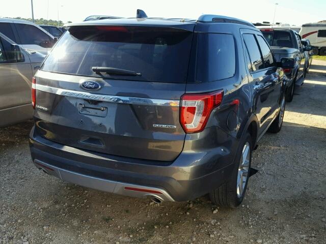 1FM5K7F83GGB04839 - 2016 FORD EXPLORER CHARCOAL photo 4