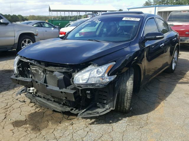 1N4AA51E19C806388 - 2009 NISSAN MAXIMA BLACK photo 2