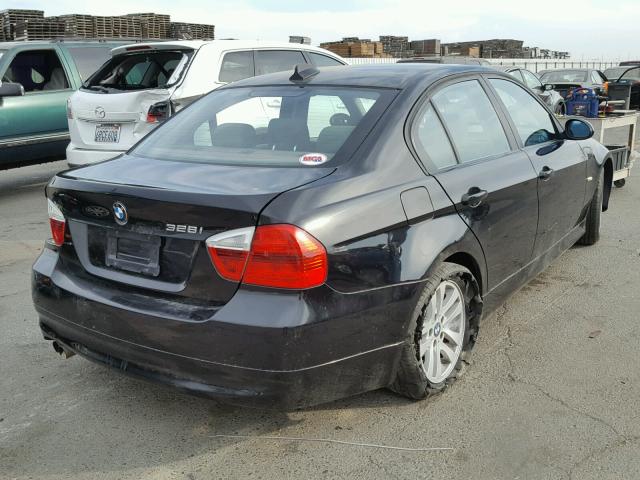 WBAVC53587FZ70636 - 2007 BMW 328 I SULE BLACK photo 4