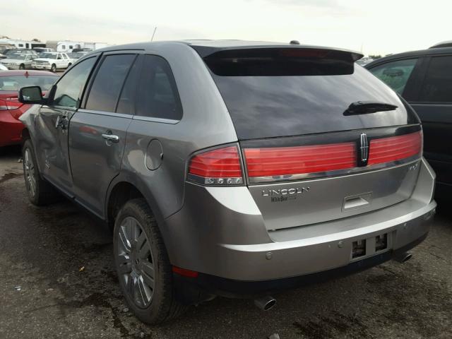 2LMDU68CX8BJ03279 - 2008 LINCOLN MKX GRAY photo 3