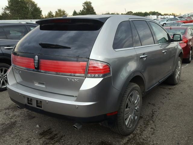 2LMDU68CX8BJ03279 - 2008 LINCOLN MKX GRAY photo 4