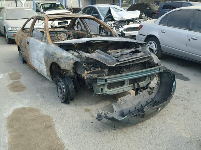 1HGEJ8247YL078627 - 2000 HONDA CIVIC EX BURN photo 1