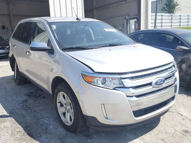 2FMDK3JC7DBA22275 - 2013 FORD EDGE SEL SILVER photo 1