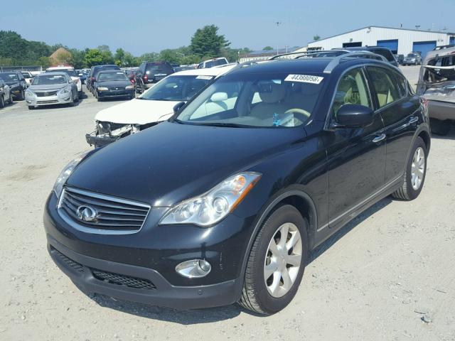 JN1AJ0HRXAM754587 - 2010 INFINITI EX35 BASE BLACK photo 2