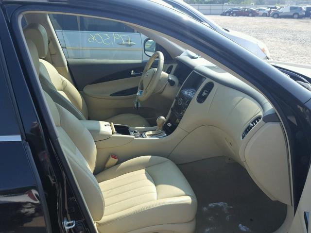 JN1AJ0HRXAM754587 - 2010 INFINITI EX35 BASE BLACK photo 5