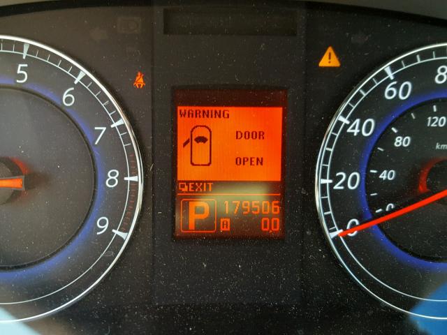 JN1AJ0HRXAM754587 - 2010 INFINITI EX35 BASE BLACK photo 8