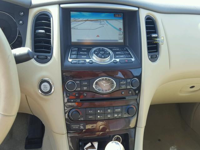 JN1AJ0HRXAM754587 - 2010 INFINITI EX35 BASE BLACK photo 9