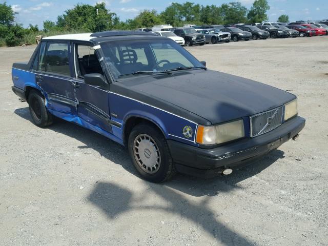 YV1FA884XM2511846 - 1991 VOLVO 740 BLUE photo 1