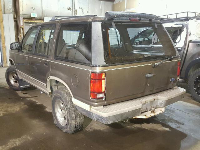 1FMDU34X3MUA86803 - 1991 FORD EXPLORER BROWN photo 3