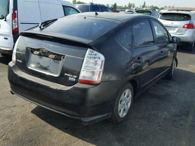 JTDKB20U297855806 - 2009 TOYOTA PRIUS BLACK photo 4