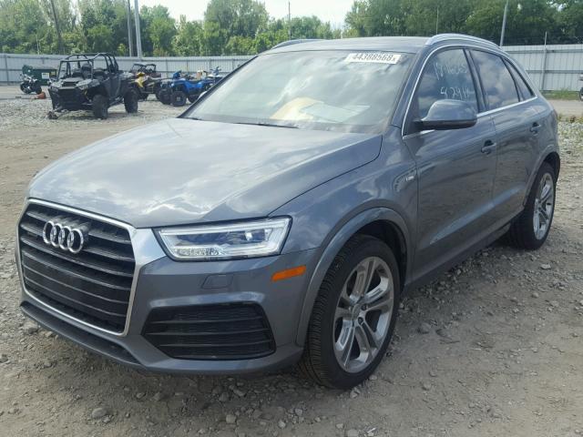 WA1GFCFS0GR007571 - 2016 AUDI Q3 PRESTIG GRAY photo 2