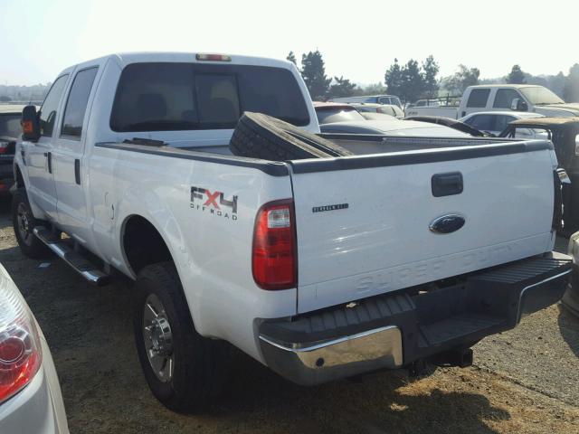 1FTWW31R79EA49252 - 2009 FORD F350 SUPER WHITE photo 3