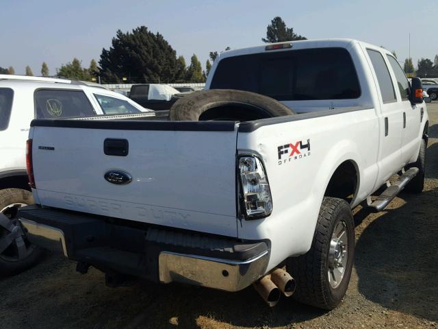 1FTWW31R79EA49252 - 2009 FORD F350 SUPER WHITE photo 4