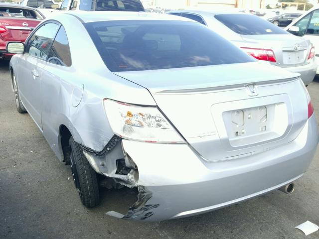 2HGFG12877H557543 - 2007 HONDA CIVIC EX SILVER photo 3