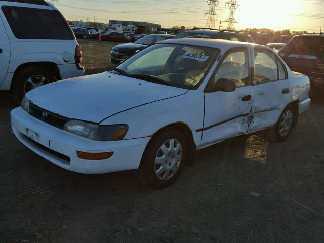 1NXAE09B3SZ347484 - 1995 TOYOTA COROLLA WHITE photo 2