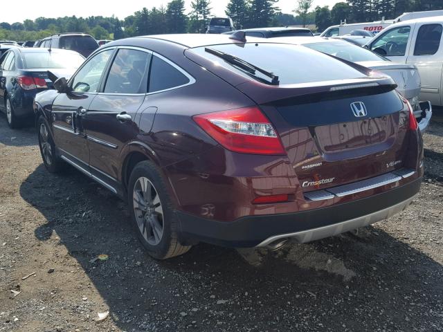 5J6TF2H52EL000279 - 2014 HONDA CROSSTOUR PURPLE photo 3