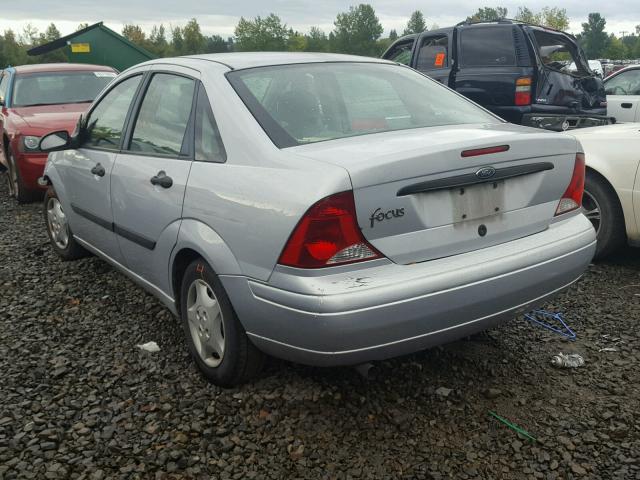 1FAFP33PX1W301170 - 2001 FORD FOCUS LX SILVER photo 3