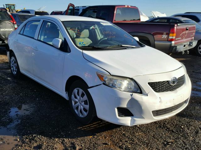 2T1BU4EE5AC403357 - 2010 TOYOTA COROLLA WHITE photo 1