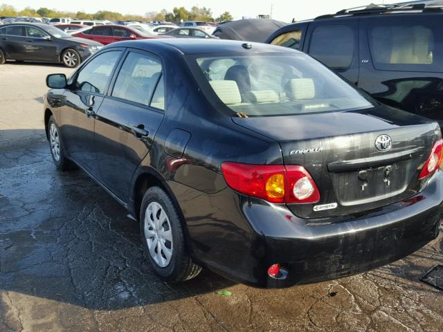 1NXBU4EE9AZ346448 - 2010 TOYOTA COROLLA BA BLUE photo 3