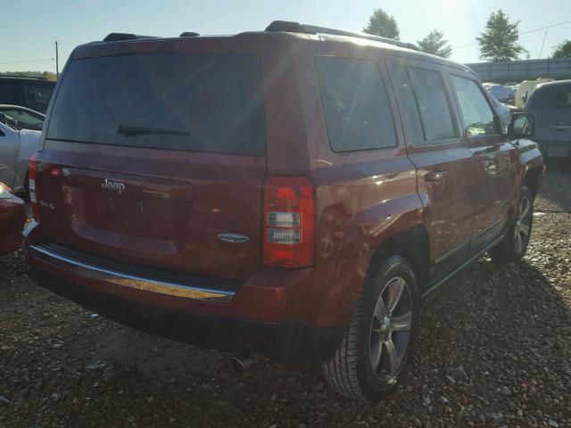 1C4NJRFB8GD511152 - 2016 JEEP PATRIOT LA MAROON photo 4