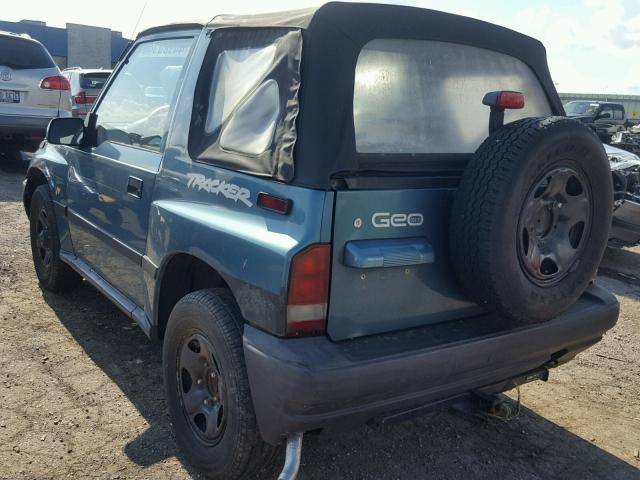 2CNBJ1868V6924913 - 1997 GEO TRACKER GREEN photo 3