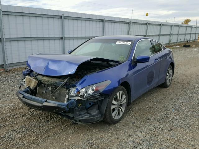 1HGCS1B88AA021739 - 2010 HONDA ACCORD EXL BLUE photo 2