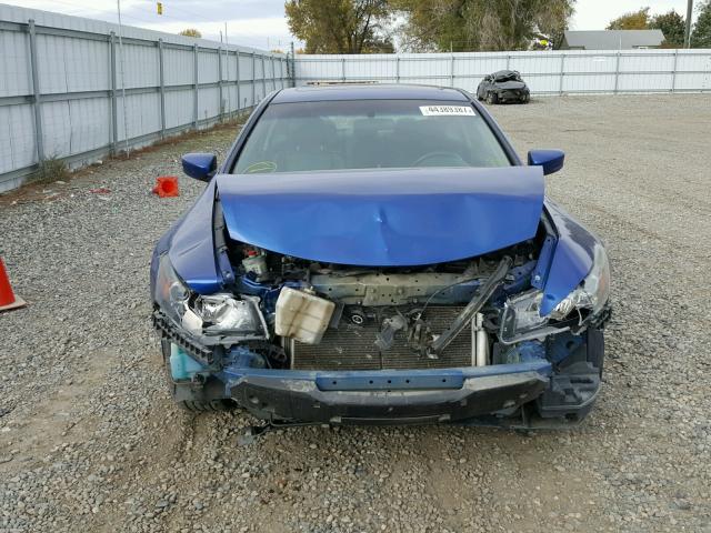 1HGCS1B88AA021739 - 2010 HONDA ACCORD EXL BLUE photo 9