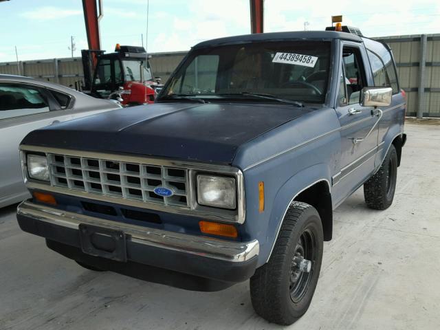 1FMCU14T0GUC49022 - 1986 FORD BRONCO II BLUE photo 2