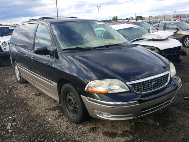 2FMDA53483BB55551 - 2003 FORD WINDSTAR S BLUE photo 1