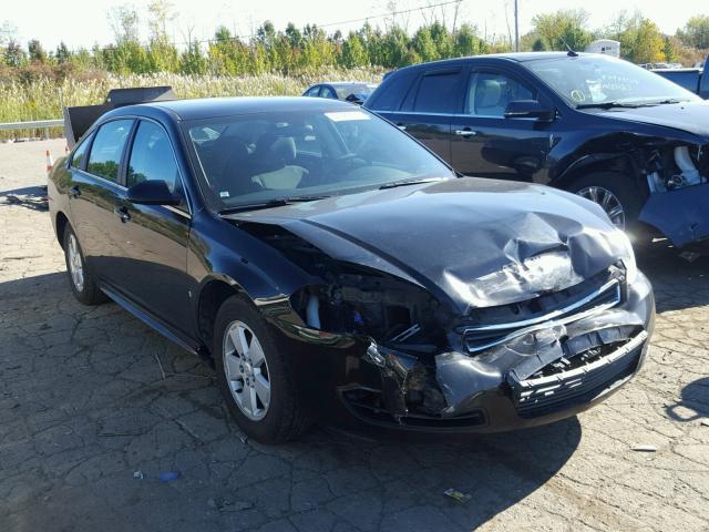 2G1WT57K591192466 - 2009 CHEVROLET IMPALA 1LT BLACK photo 1