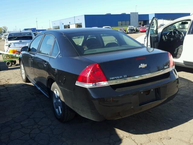 2G1WT57K591192466 - 2009 CHEVROLET IMPALA 1LT BLACK photo 3