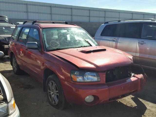 JF1SG69614G753294 - 2004 SUBARU FORESTER 2 RED photo 1