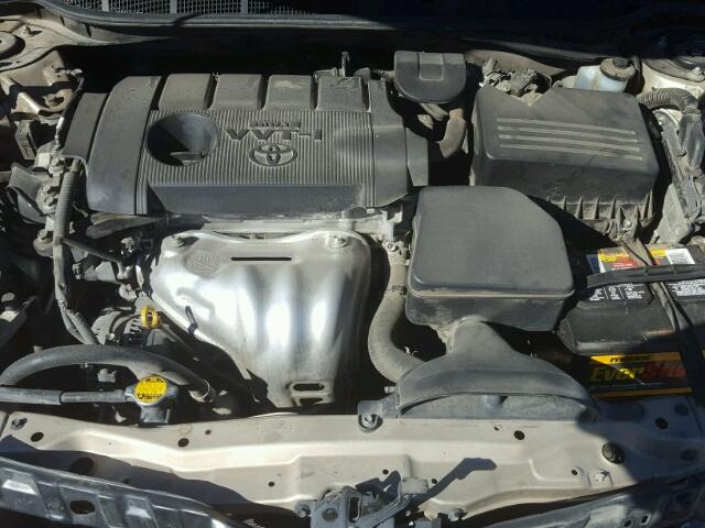 4T1BF3EK6BU748410 - 2011 TOYOTA CAMRY BASE ოქროსფერი ფოტო 7