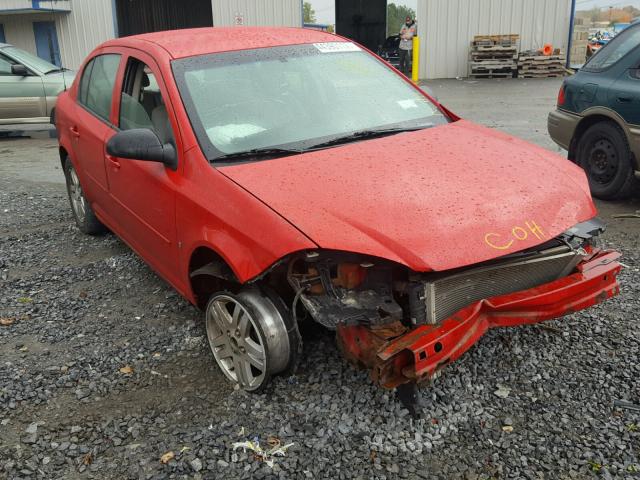 1G1AL52F957629905 - 2005 CHEVROLET COBALT LS RED photo 1