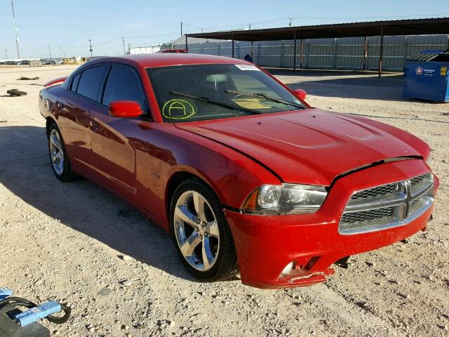 2C3CDXCT7DH583849 - 2013 DODGE CHARGER R/ RED photo 1