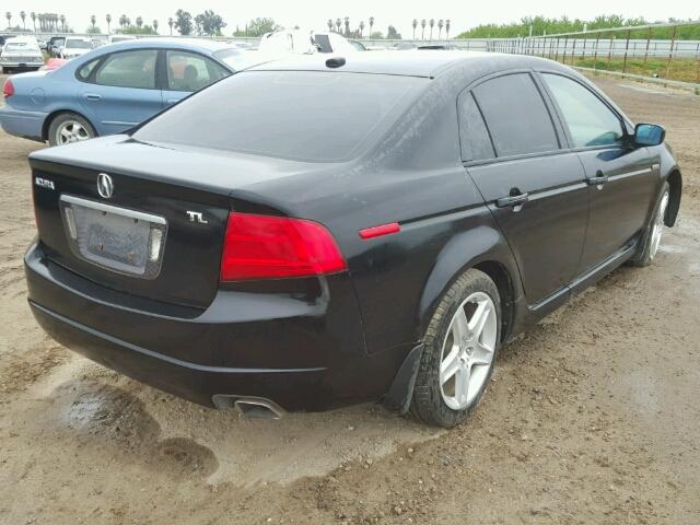 19UUA66266A071346 - 2006 ACURA 3.2TL BLACK photo 4