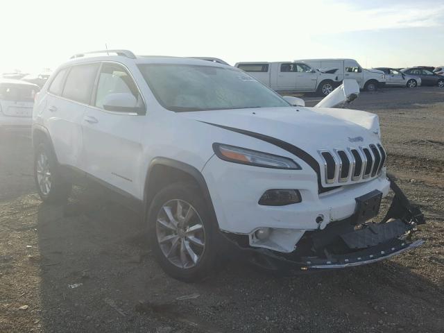 1C4PJMDBXEW209877 - 2014 JEEP CHEROKEE L WHITE photo 1