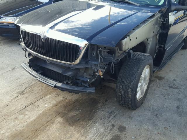 5LMEU68H04ZJ43970 - 2004 LINCOLN AVIATOR 黑色 照片 9