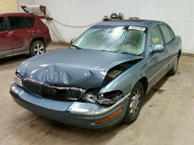 1G4CW54K044113512 - 2004 BUICK PARK AVENU BLUE photo 2