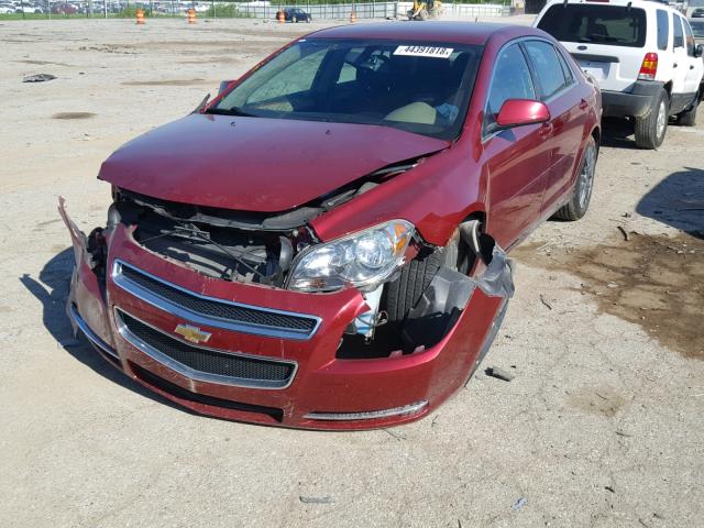 MV1N3448821ND - 2011 CHEVROLET MALIBU 1LT RED photo 2
