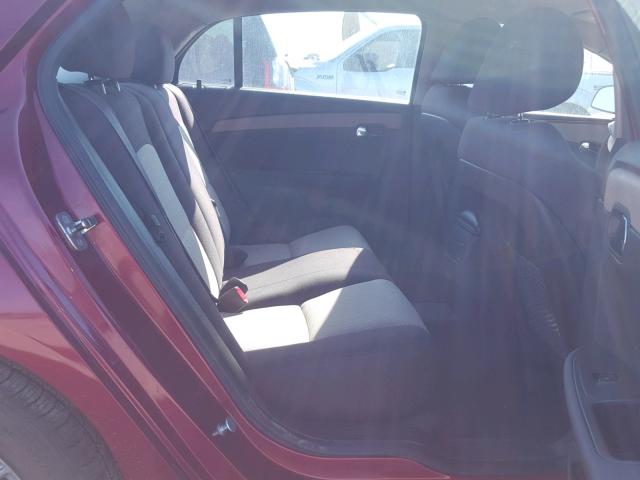 MV1N3448821ND - 2011 CHEVROLET MALIBU 1LT RED photo 6