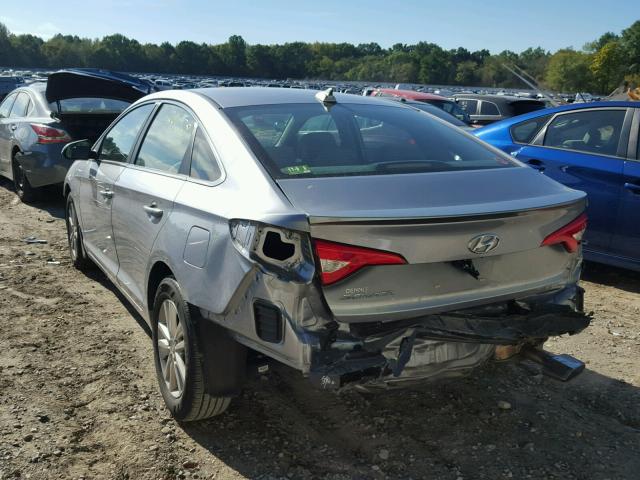 5NPE24AF6GH369078 - 2016 HYUNDAI SONATA SE GRAY photo 3