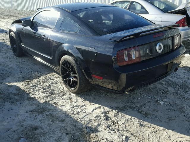 1ZVFT82H775289309 - 2007 FORD MUSTANG GT BLACK photo 3