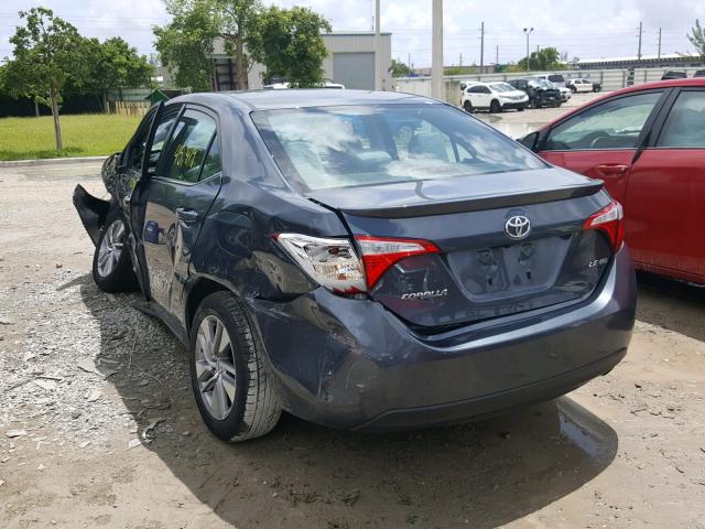 2T1BPRHE2FC362287 - 2015 TOYOTA COROLLA EC 石墨色 照片 3