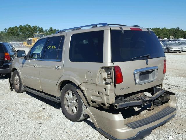 5LMFU275X5LJ08605 - 2005 LINCOLN NAVIGATOR GOLD photo 3