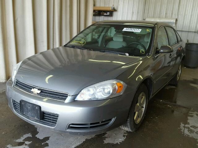 2G1WT58N779307995 - 2007 CHEVROLET IMPALA LT GRAY photo 2